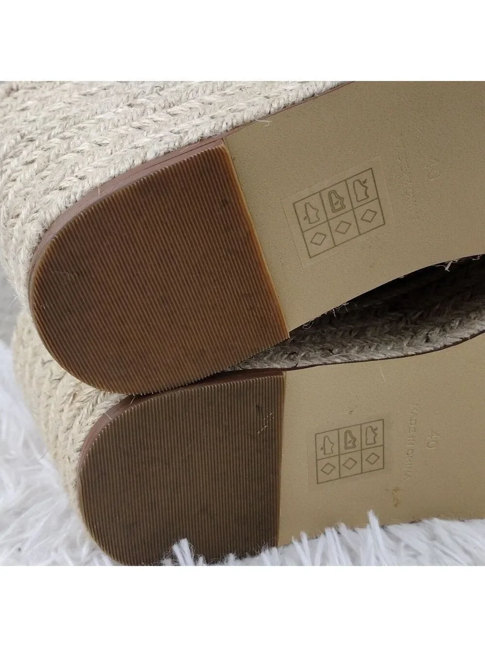 Office London Brown Snakeskin Open Toe Slingback Platform Espadrille Sandal Shoe